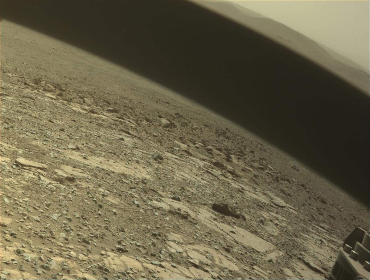 Mars image captured by FRONT_HAZCAM_RIGHT_A on Perseverance