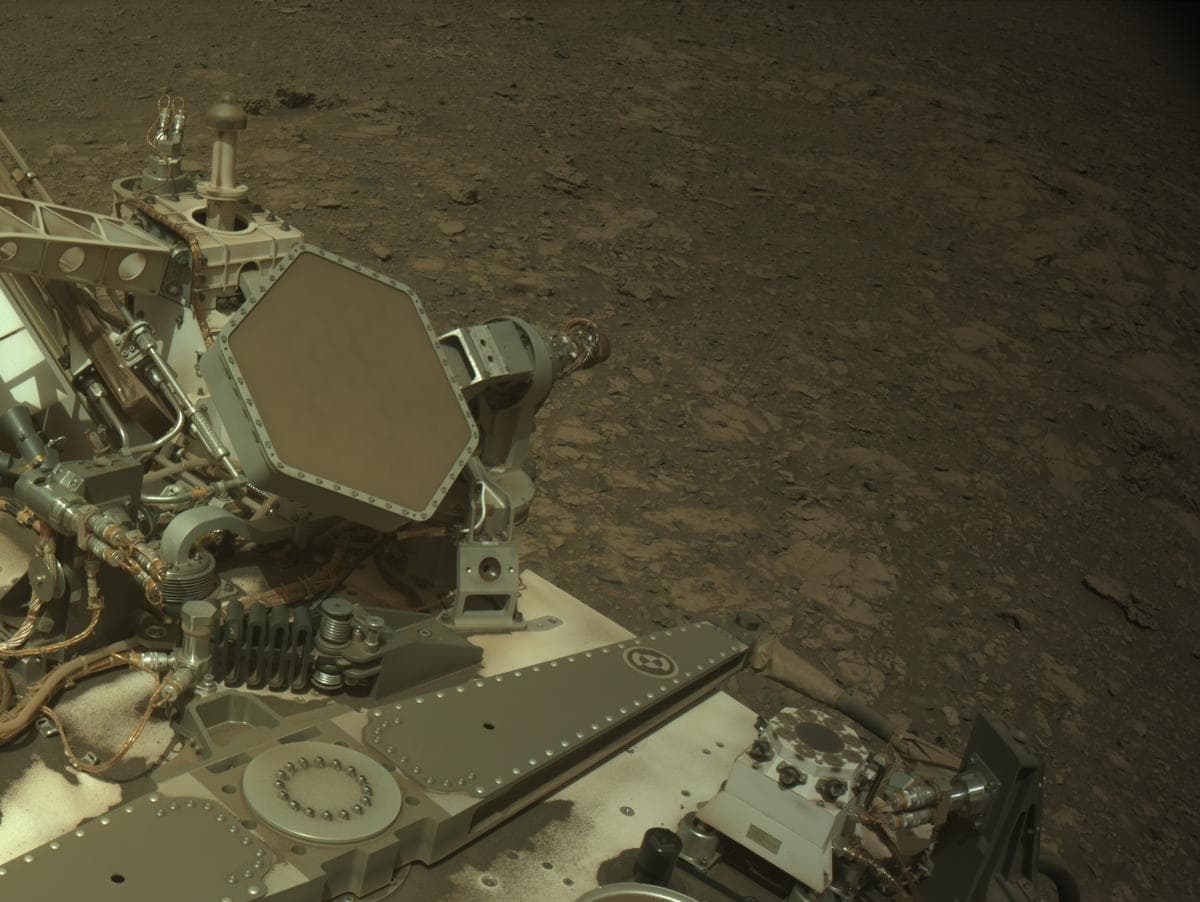 Mars image captured by NAVCAM_LEFT on Perseverance