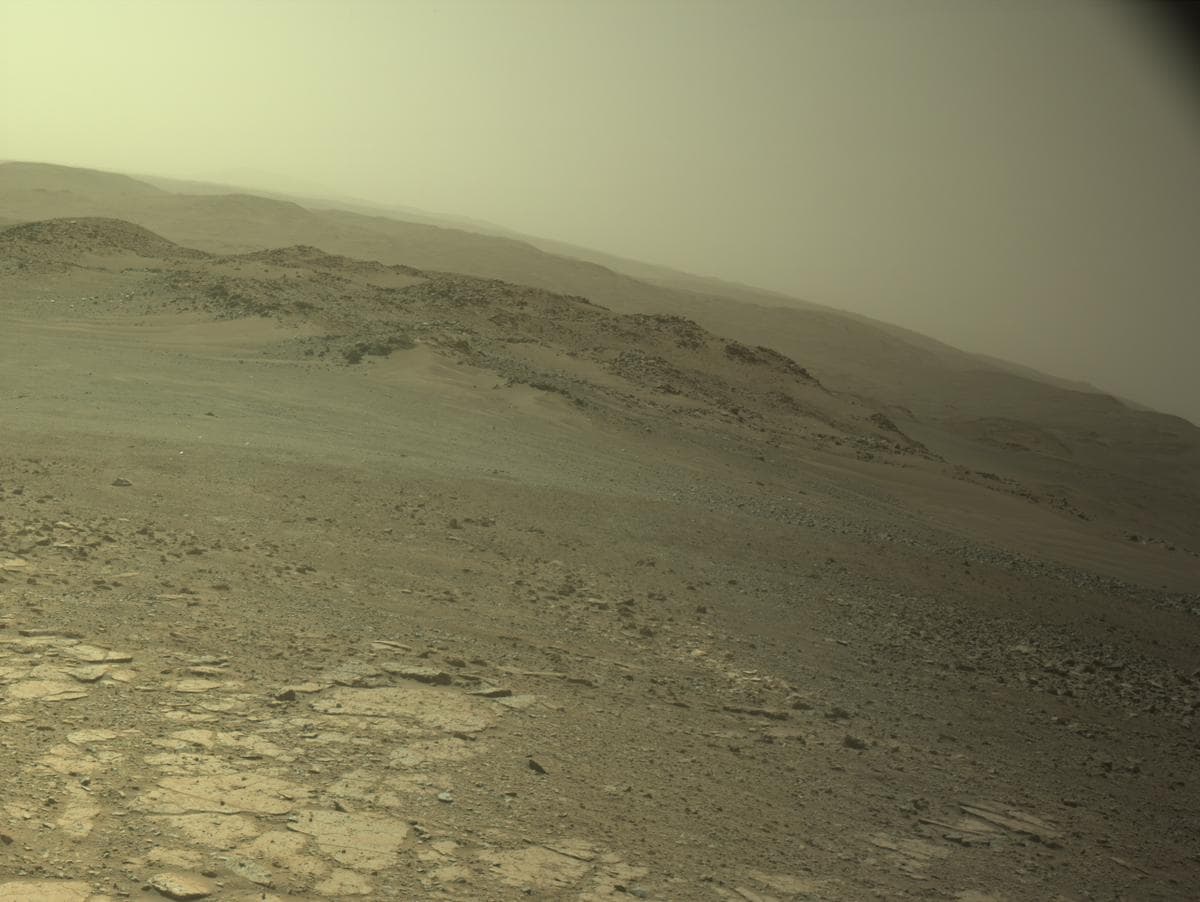 Mars image captured by NAVCAM_LEFT on Perseverance