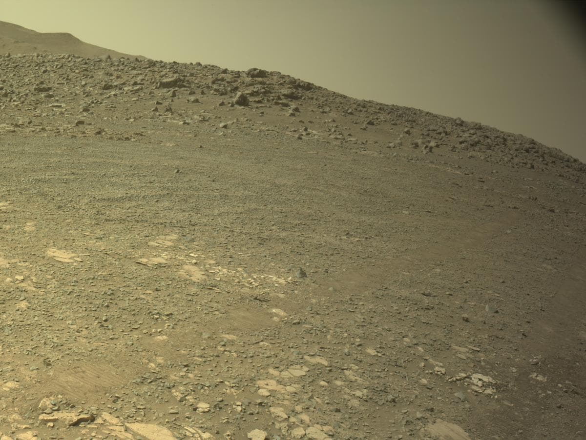Mars image captured by NAVCAM_LEFT on Perseverance