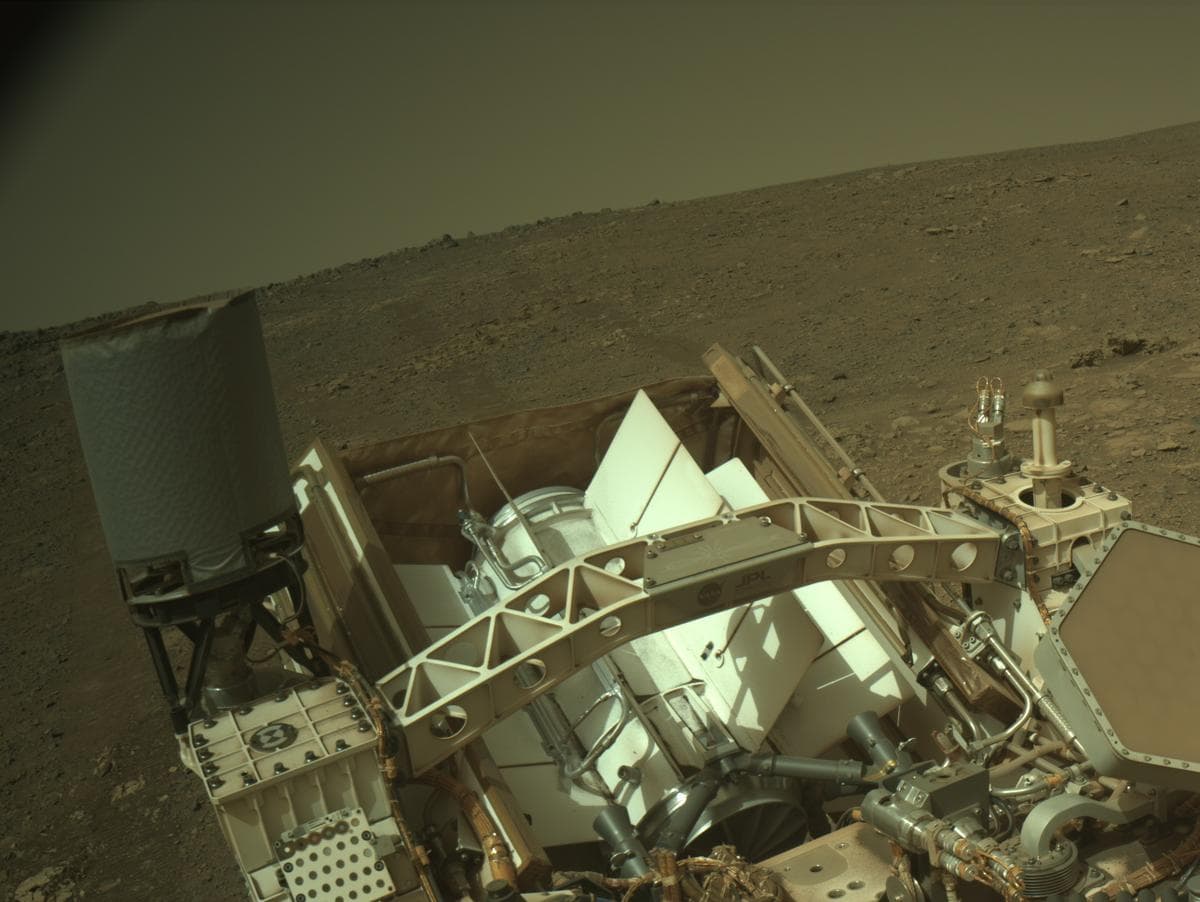 Mars image captured by NAVCAM_LEFT on Perseverance