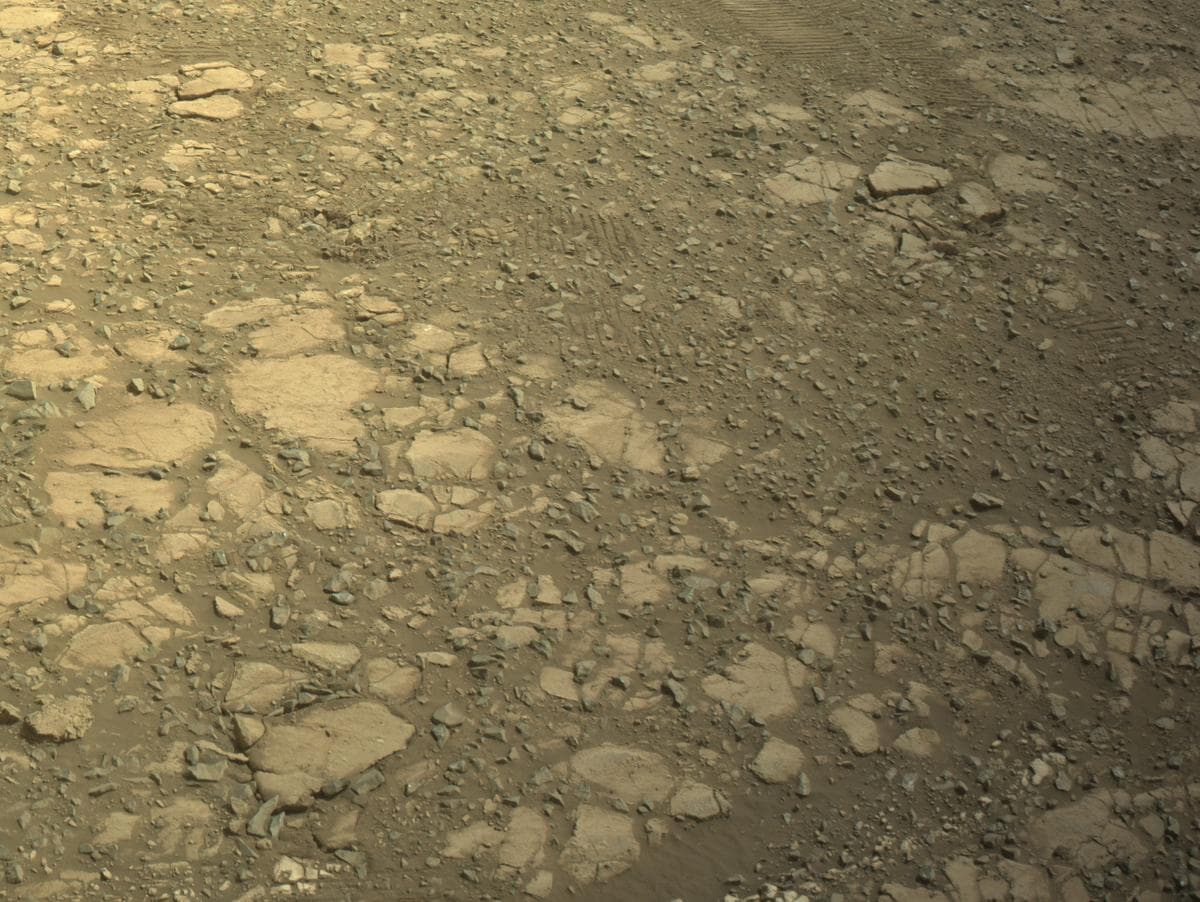 Mars image captured by NAVCAM_RIGHT on Perseverance