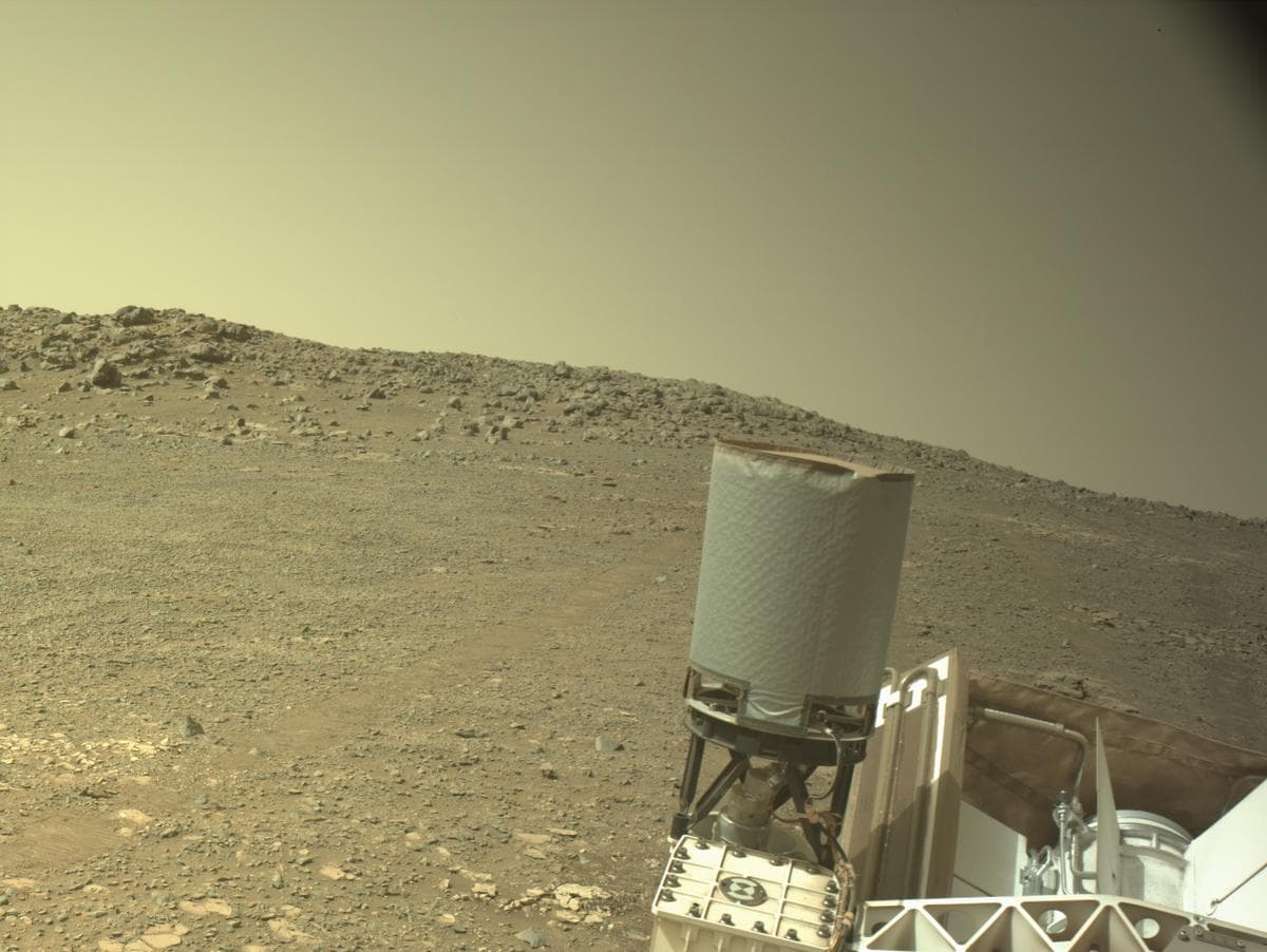 Mars image captured by NAVCAM_RIGHT on Perseverance