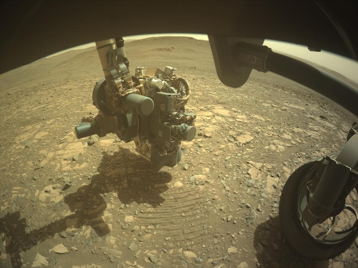 Mars rover photo