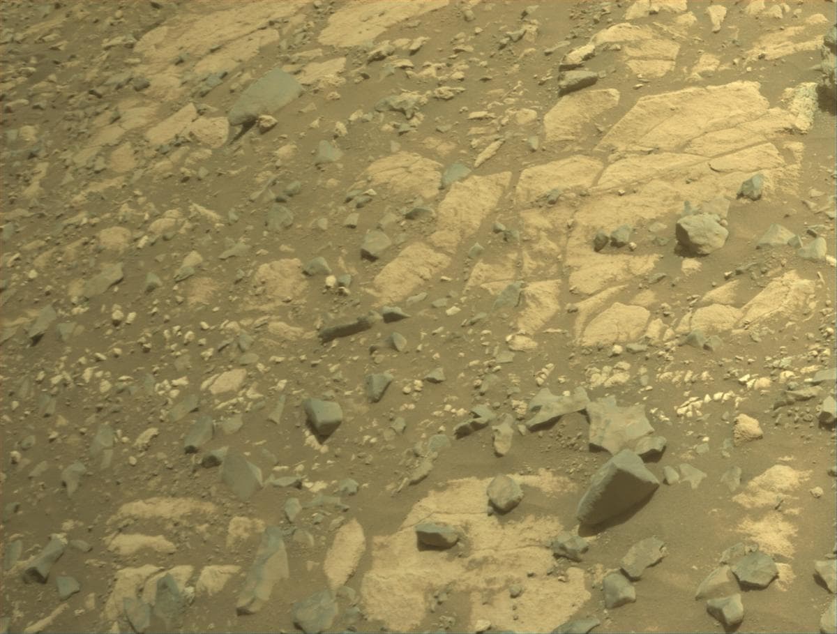 Mars image captured by FRONT_HAZCAM_RIGHT_A on Perseverance