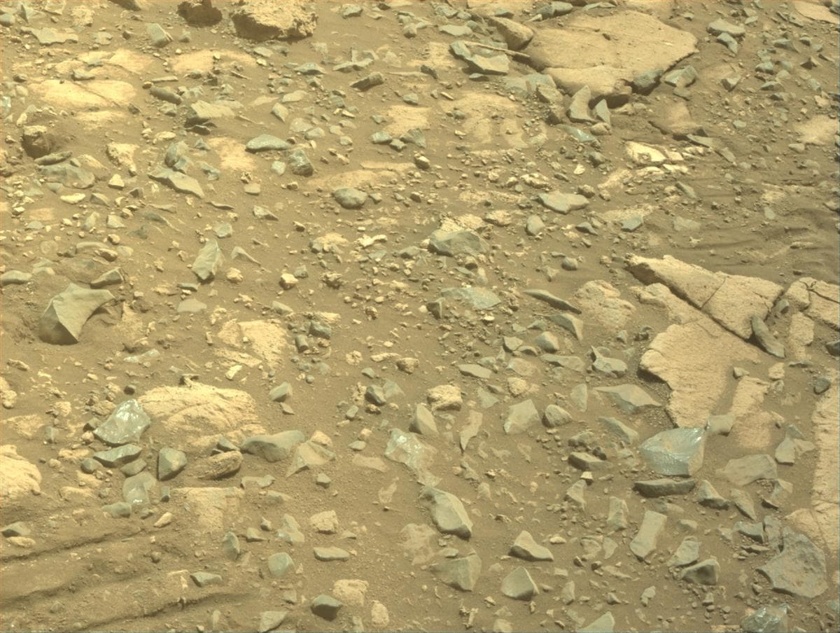 Mars image captured by FRONT_HAZCAM_RIGHT_A on Perseverance