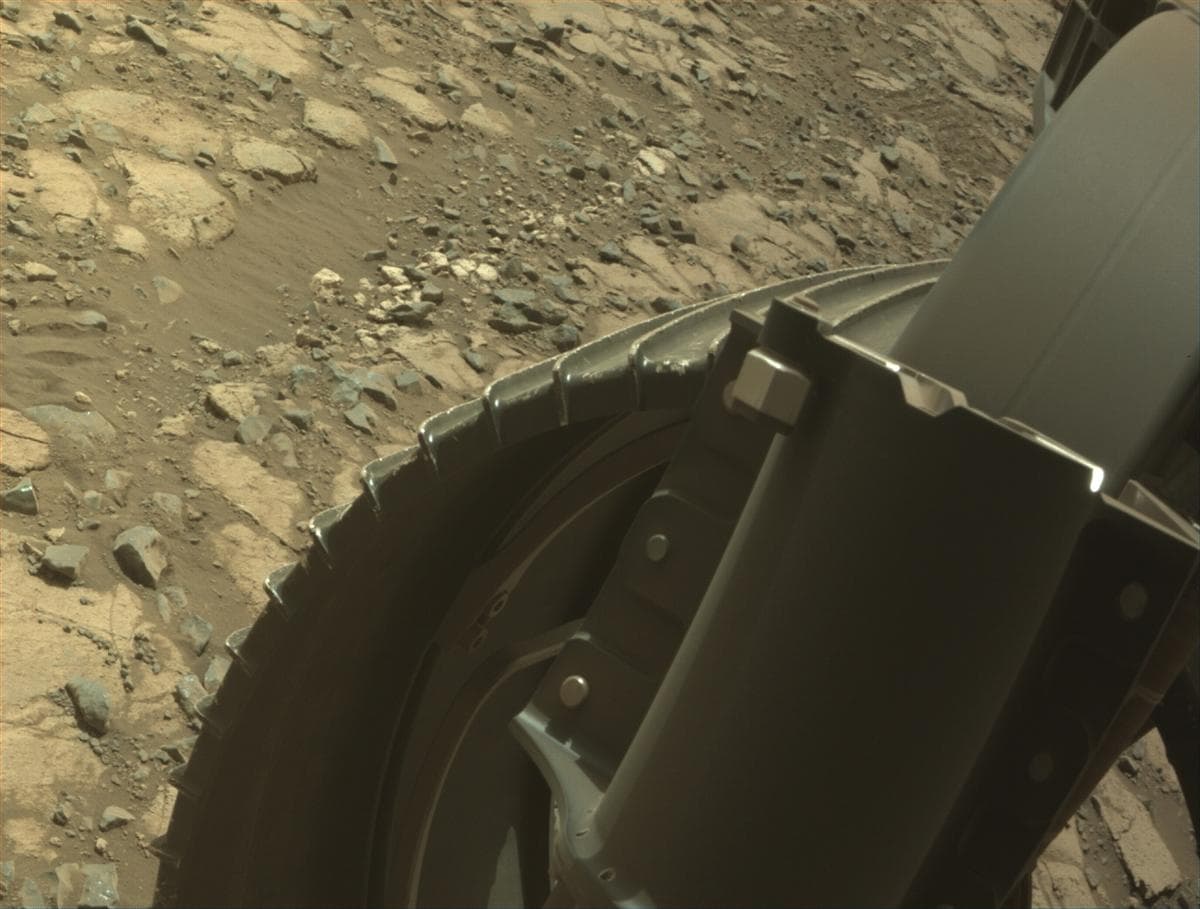 Mars image captured by FRONT_HAZCAM_RIGHT_A on Perseverance