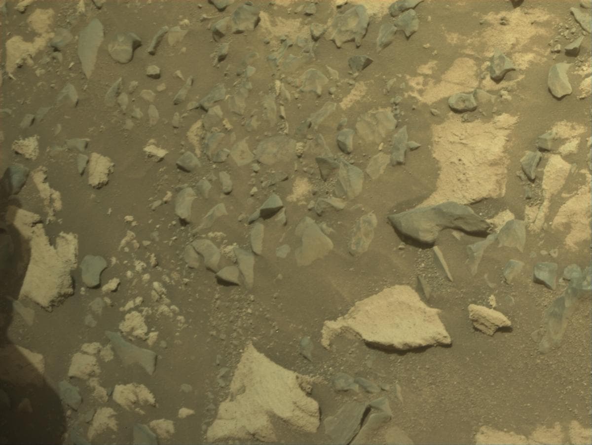 Mars image captured by FRONT_HAZCAM_RIGHT_A on Perseverance