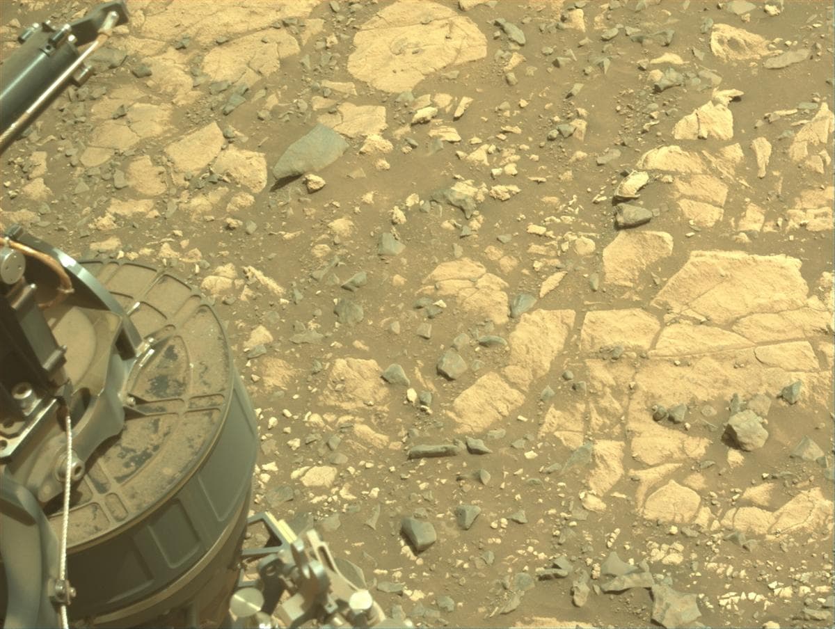Mars image captured by NAVCAM_LEFT on Perseverance