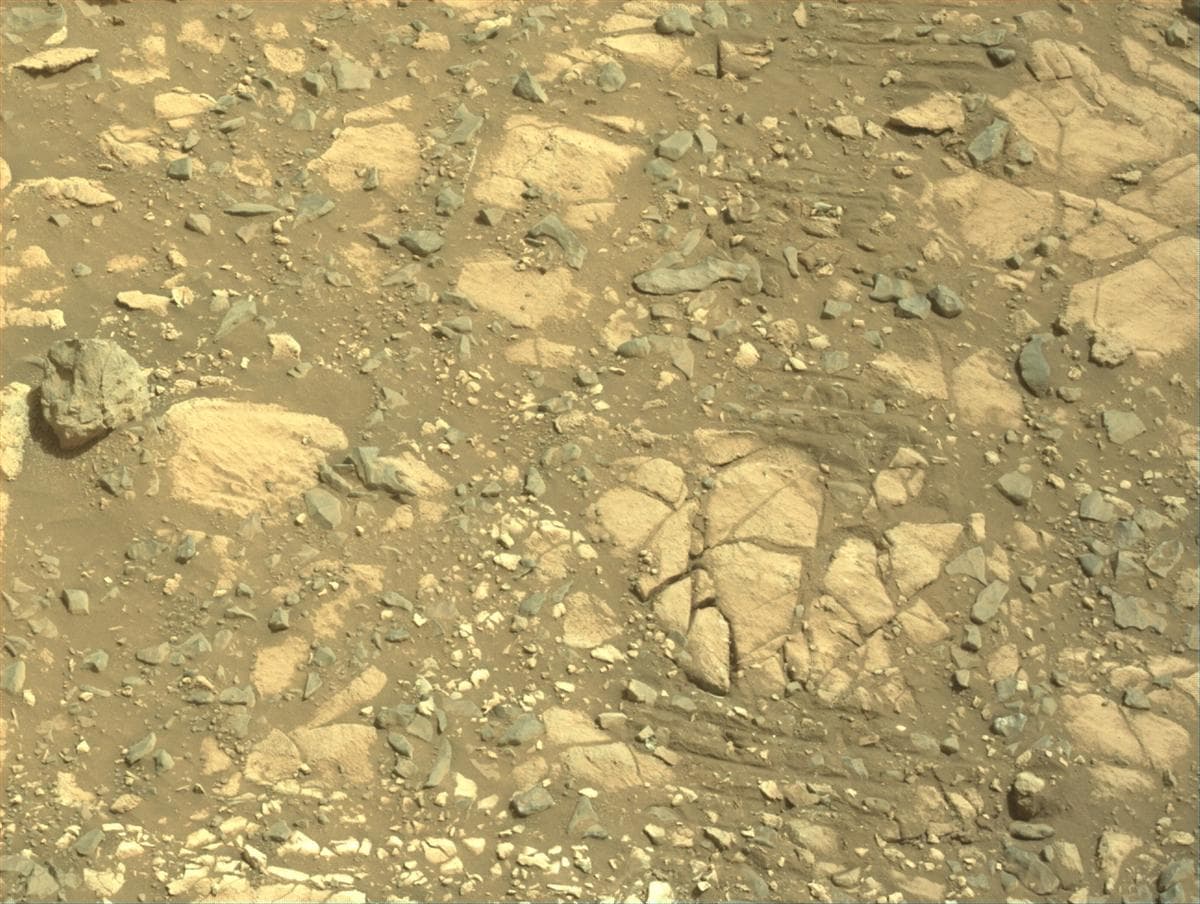 Mars image captured by NAVCAM_LEFT on Perseverance