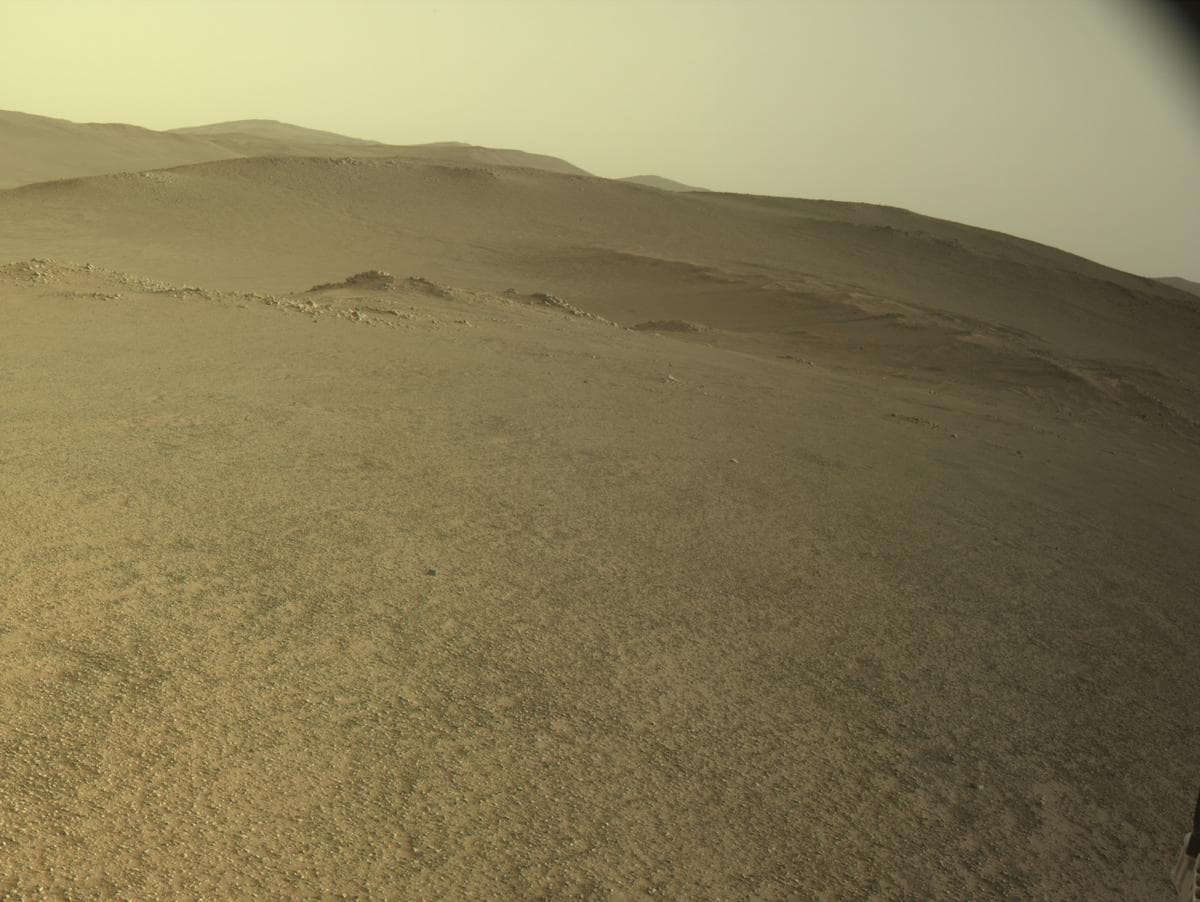 Mars image captured by NAVCAM_LEFT on Perseverance