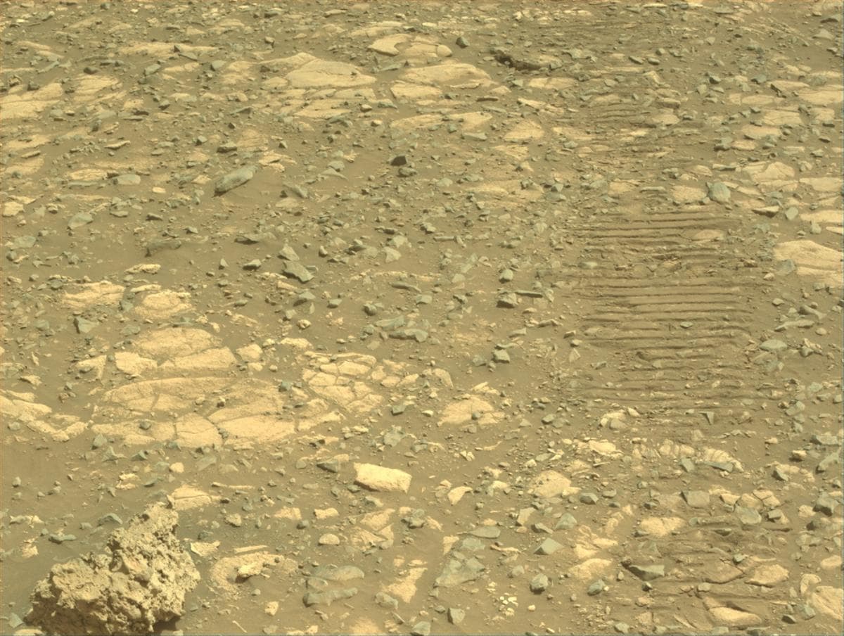 Mars image captured by NAVCAM_RIGHT on Perseverance