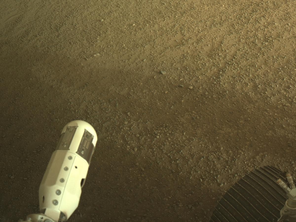 Mars image captured by NAVCAM_RIGHT on Perseverance