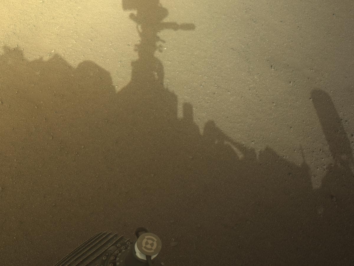 Mars image captured by NAVCAM_LEFT on Perseverance