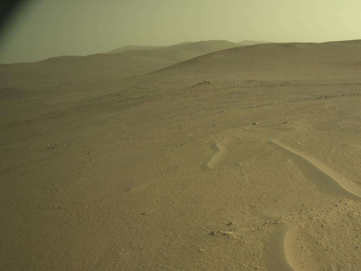Mars image captured by NAVCAM_LEFT on Perseverance