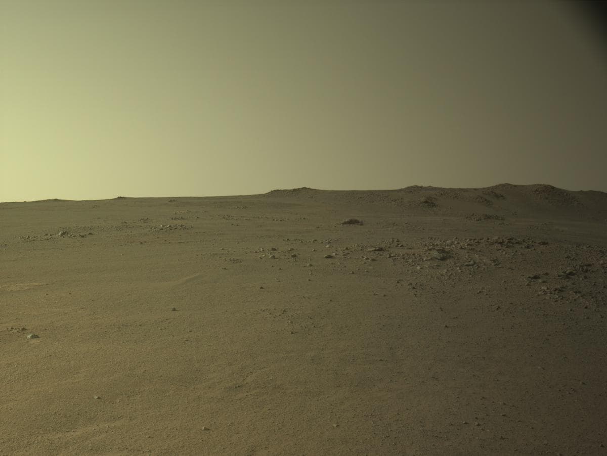 Mars image captured by NAVCAM_LEFT on Perseverance