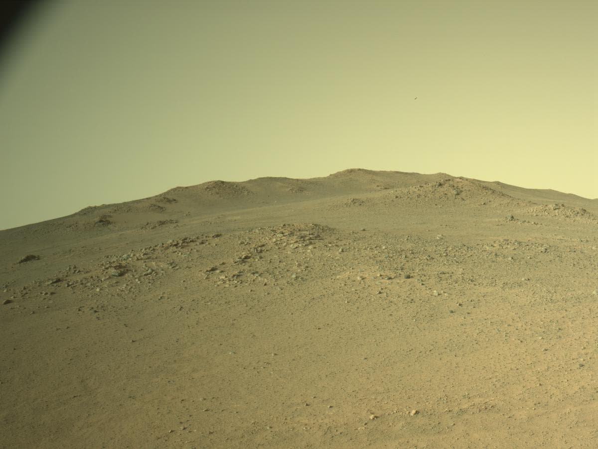 Mars image captured by NAVCAM_LEFT on Perseverance