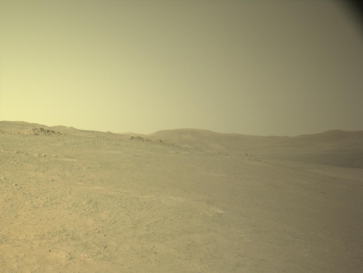 Mars image captured by NAVCAM_LEFT on Perseverance