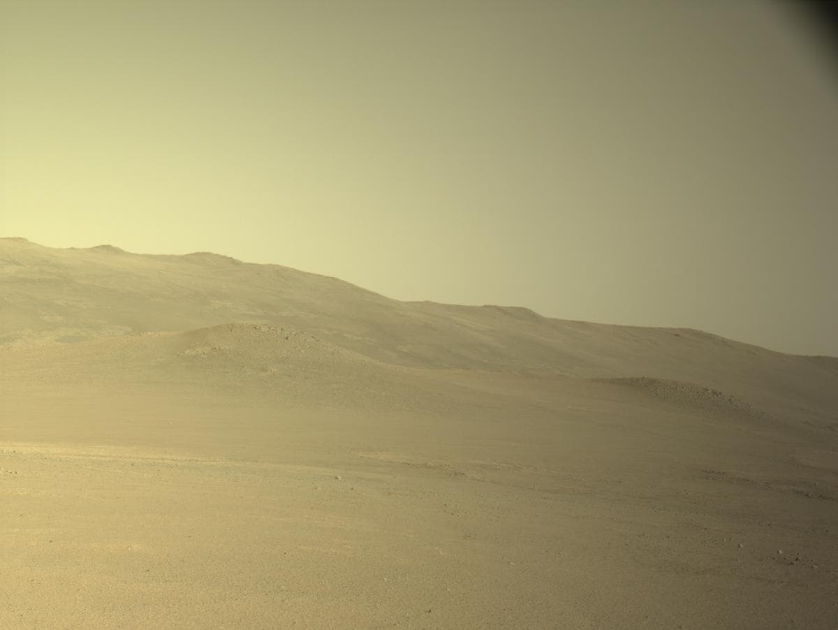 Mars image captured by NAVCAM_LEFT on Perseverance