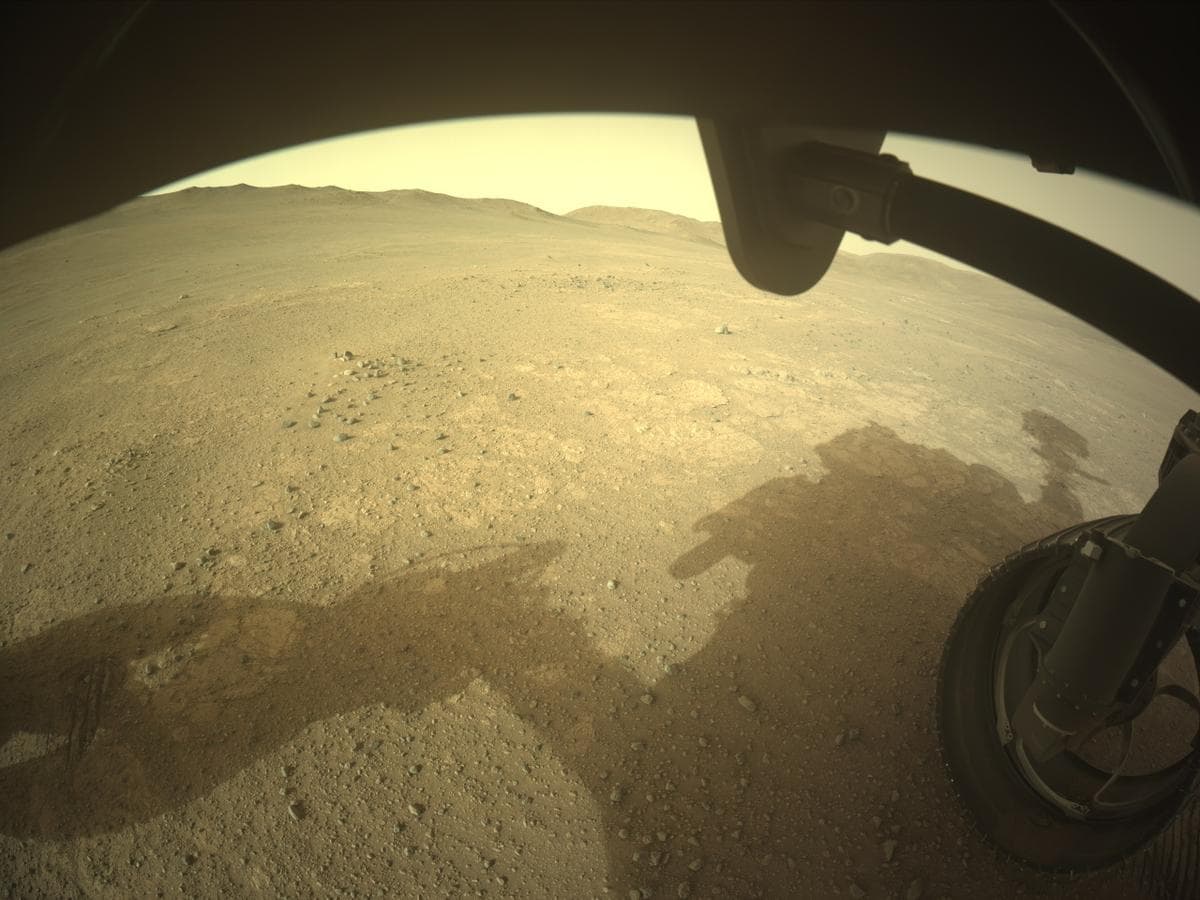 Mars image captured by FRONT_HAZCAM_RIGHT_A on Perseverance