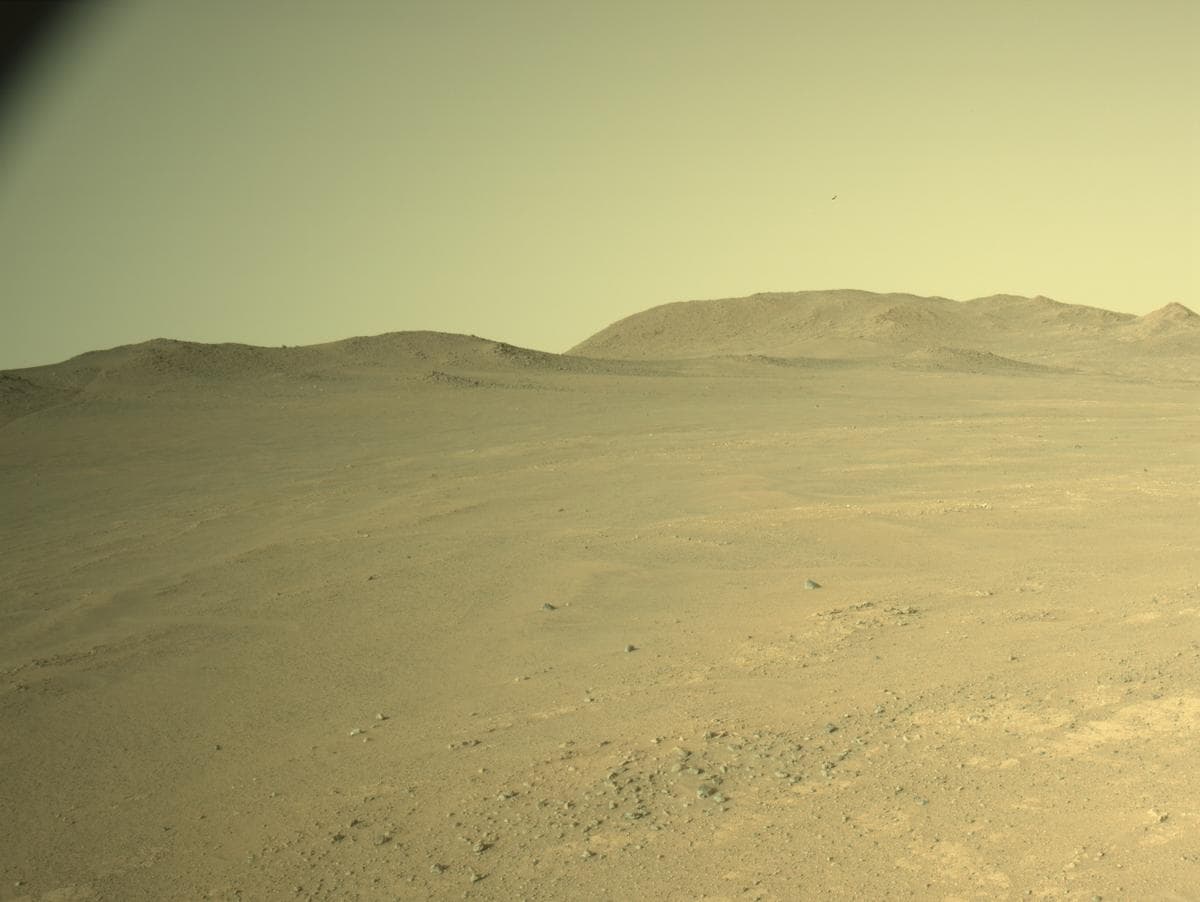 Mars image captured by NAVCAM_LEFT on Perseverance