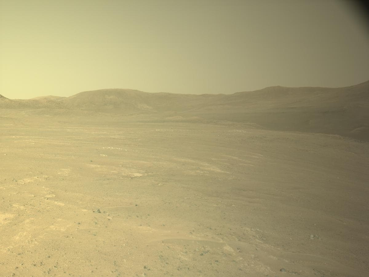 Mars image captured by NAVCAM_LEFT on Perseverance