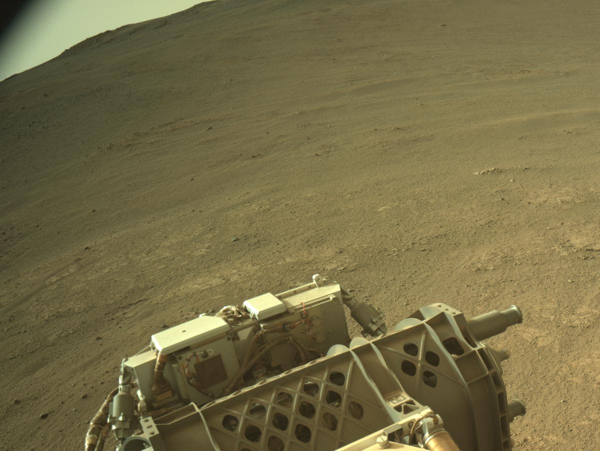 Mars image captured by NAVCAM_LEFT on Perseverance