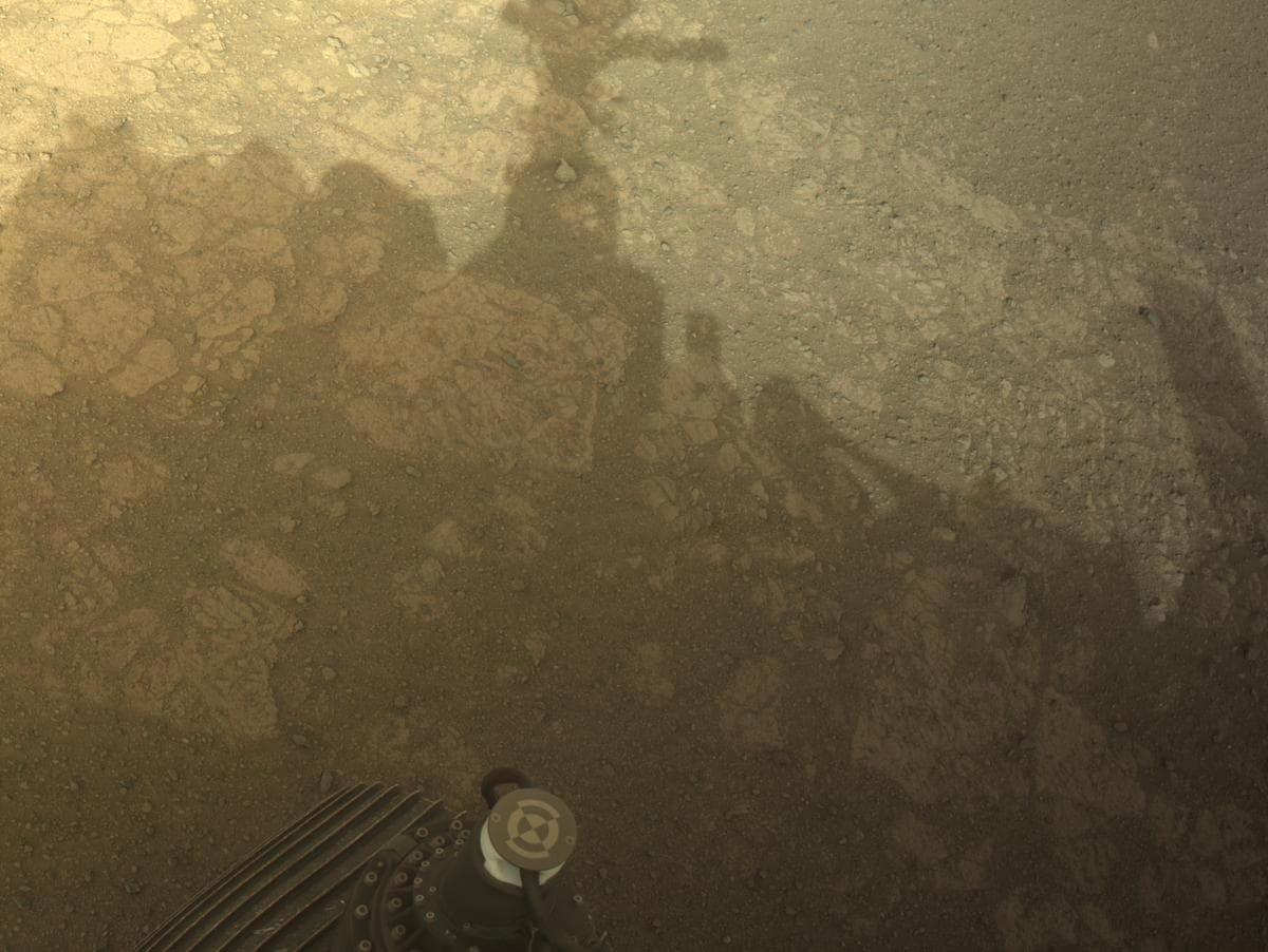 Mars image captured by NAVCAM_LEFT on Perseverance