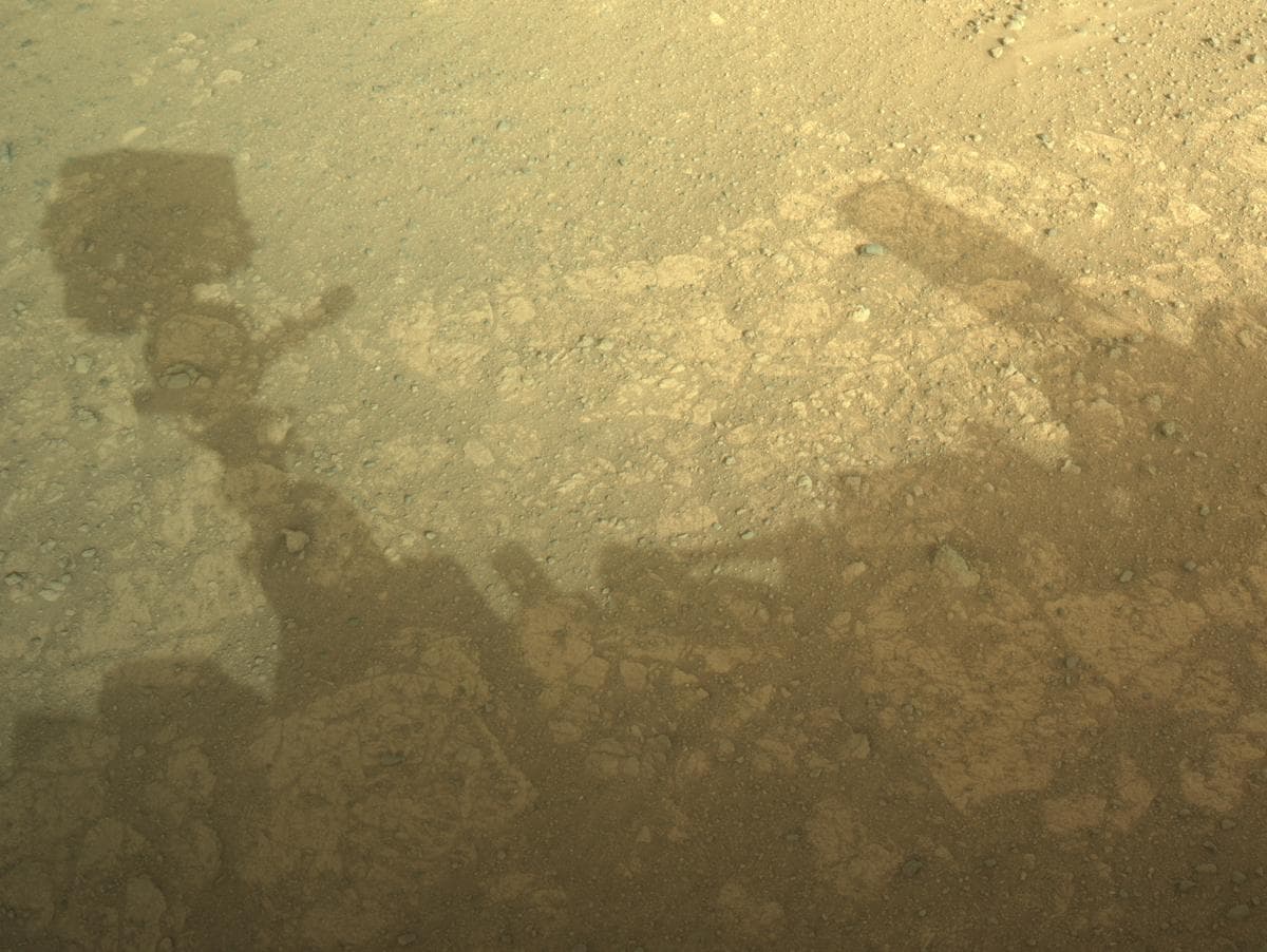 Mars image captured by NAVCAM_LEFT on Perseverance