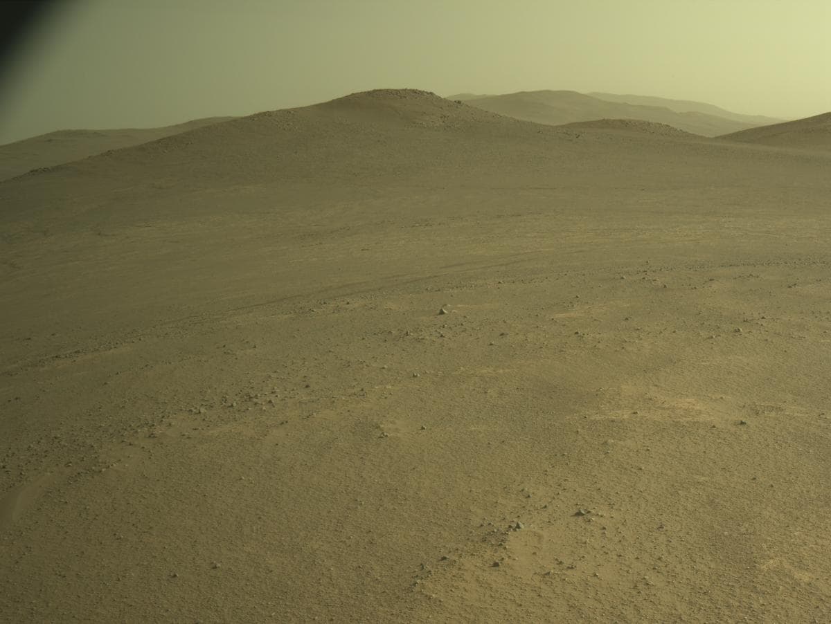 Mars image captured by NAVCAM_LEFT on Perseverance