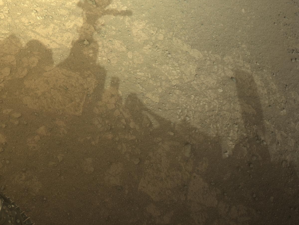 Mars image captured by NAVCAM_RIGHT on Perseverance
