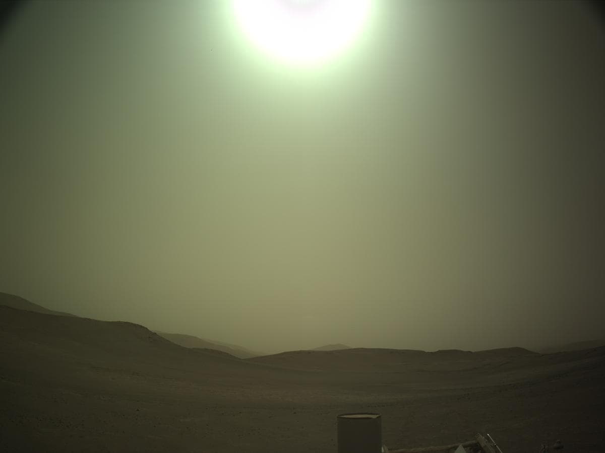 Mars image captured by NAVCAM_LEFT on Perseverance