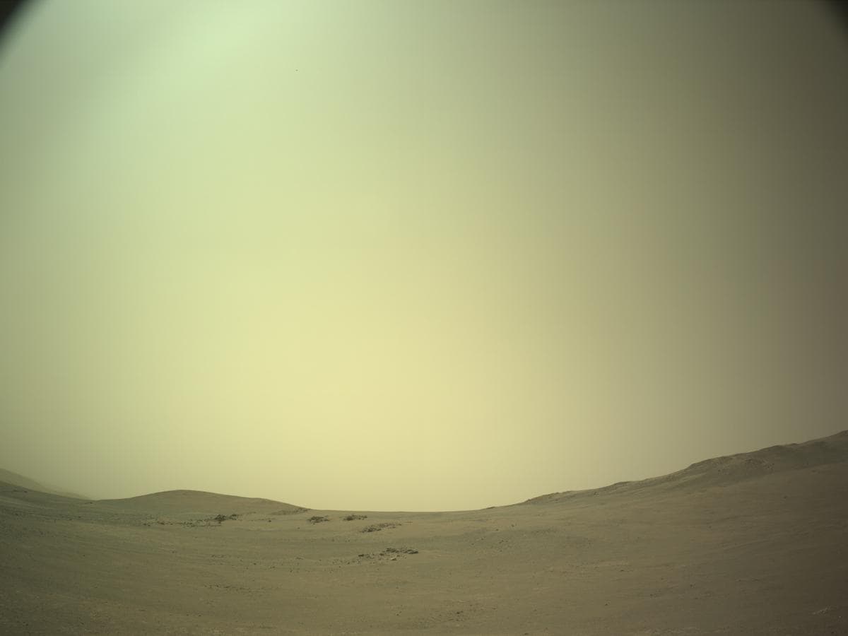Mars image captured by NAVCAM_LEFT on Perseverance