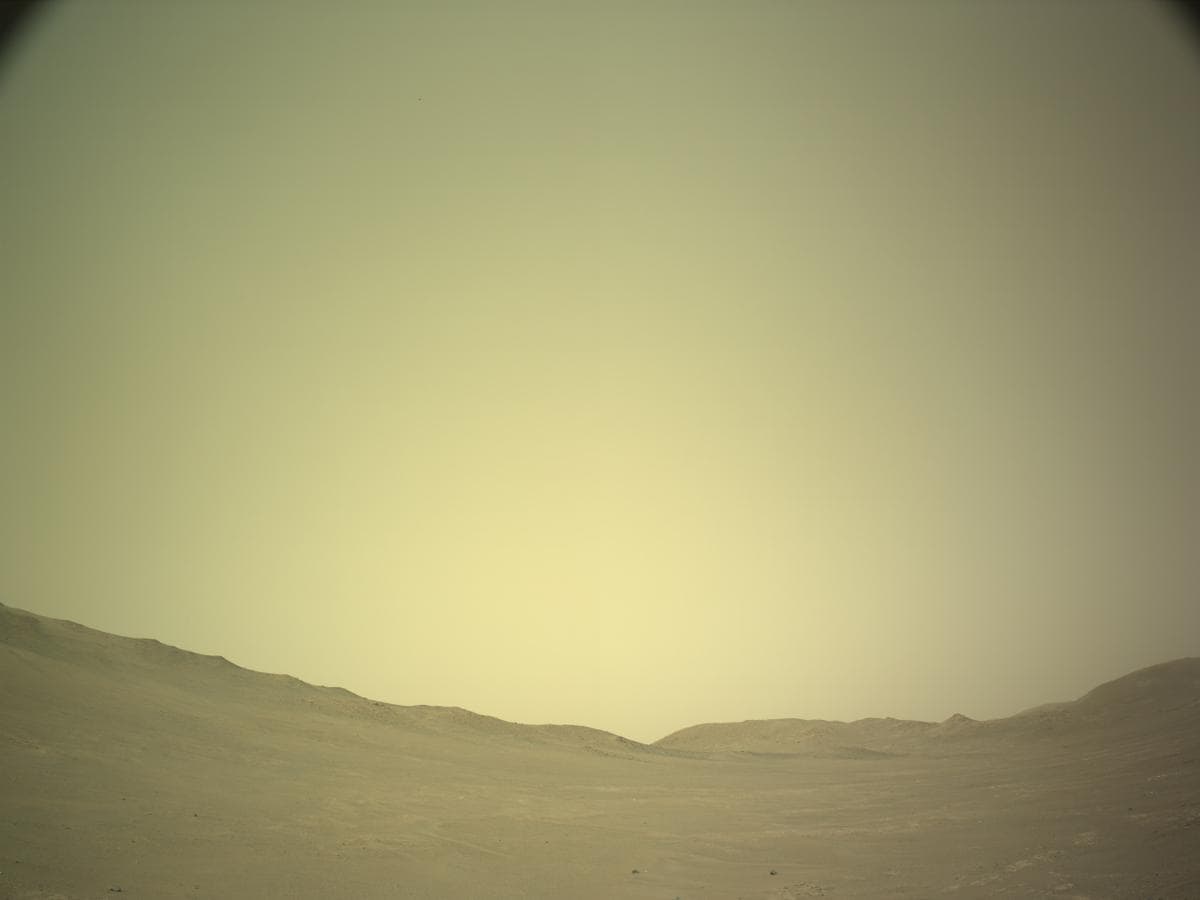 Mars image captured by NAVCAM_LEFT on Perseverance