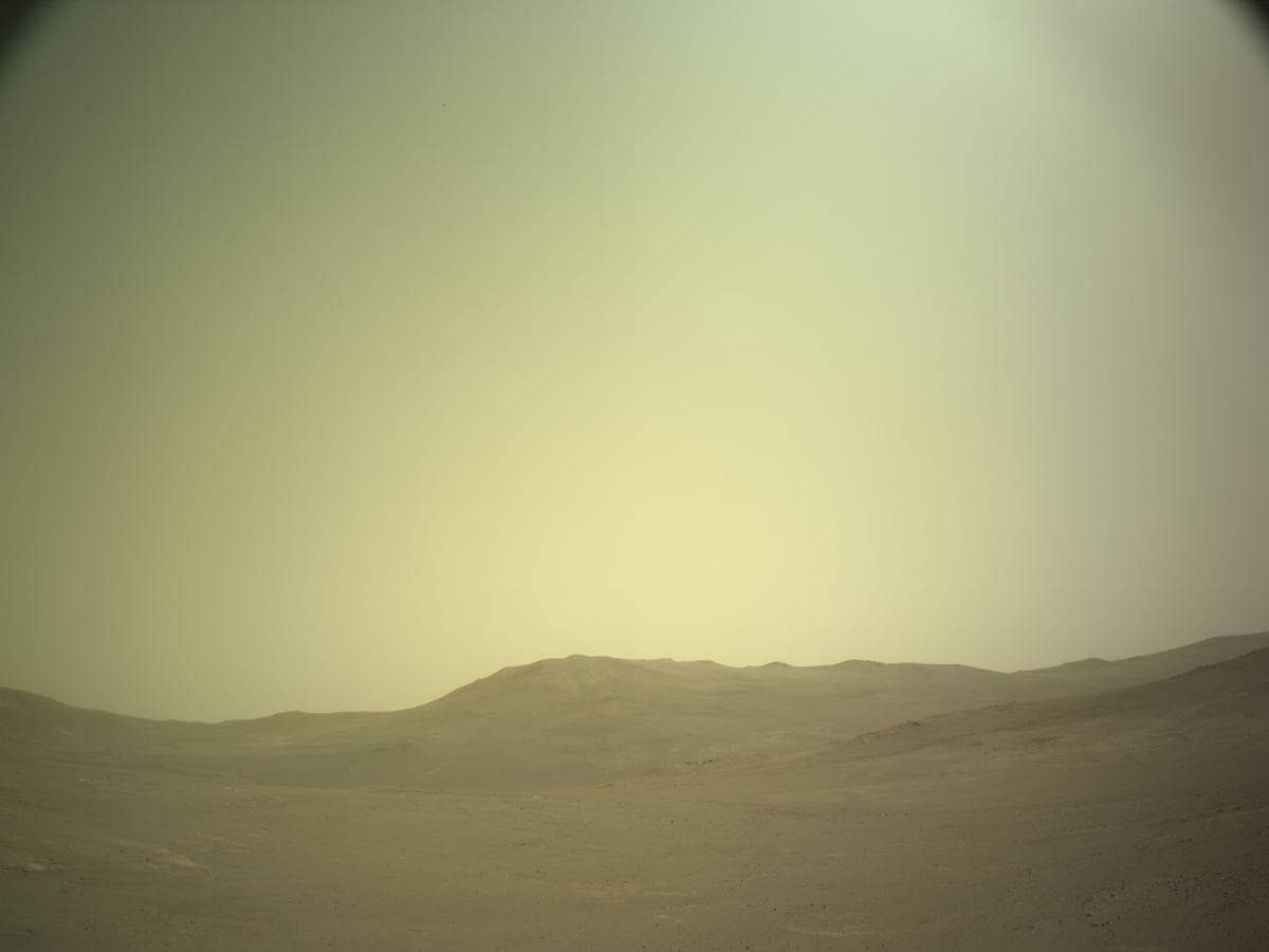 Mars image captured by NAVCAM_LEFT on Perseverance