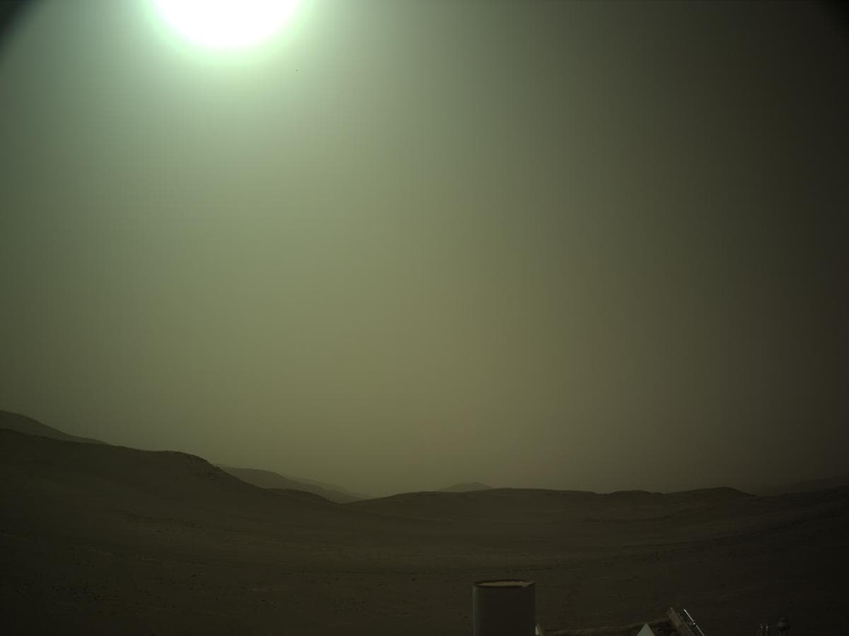 Mars image captured by NAVCAM_LEFT on Perseverance