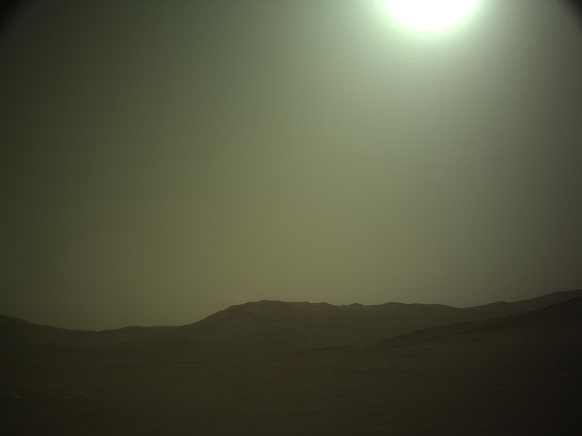 Mars image captured by NAVCAM_LEFT on Perseverance