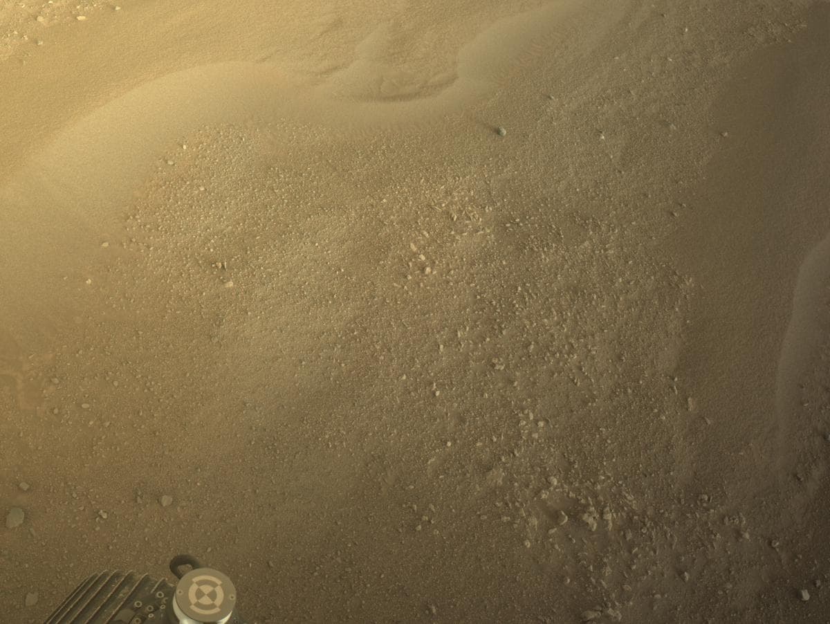 Mars image captured by NAVCAM_LEFT on Perseverance