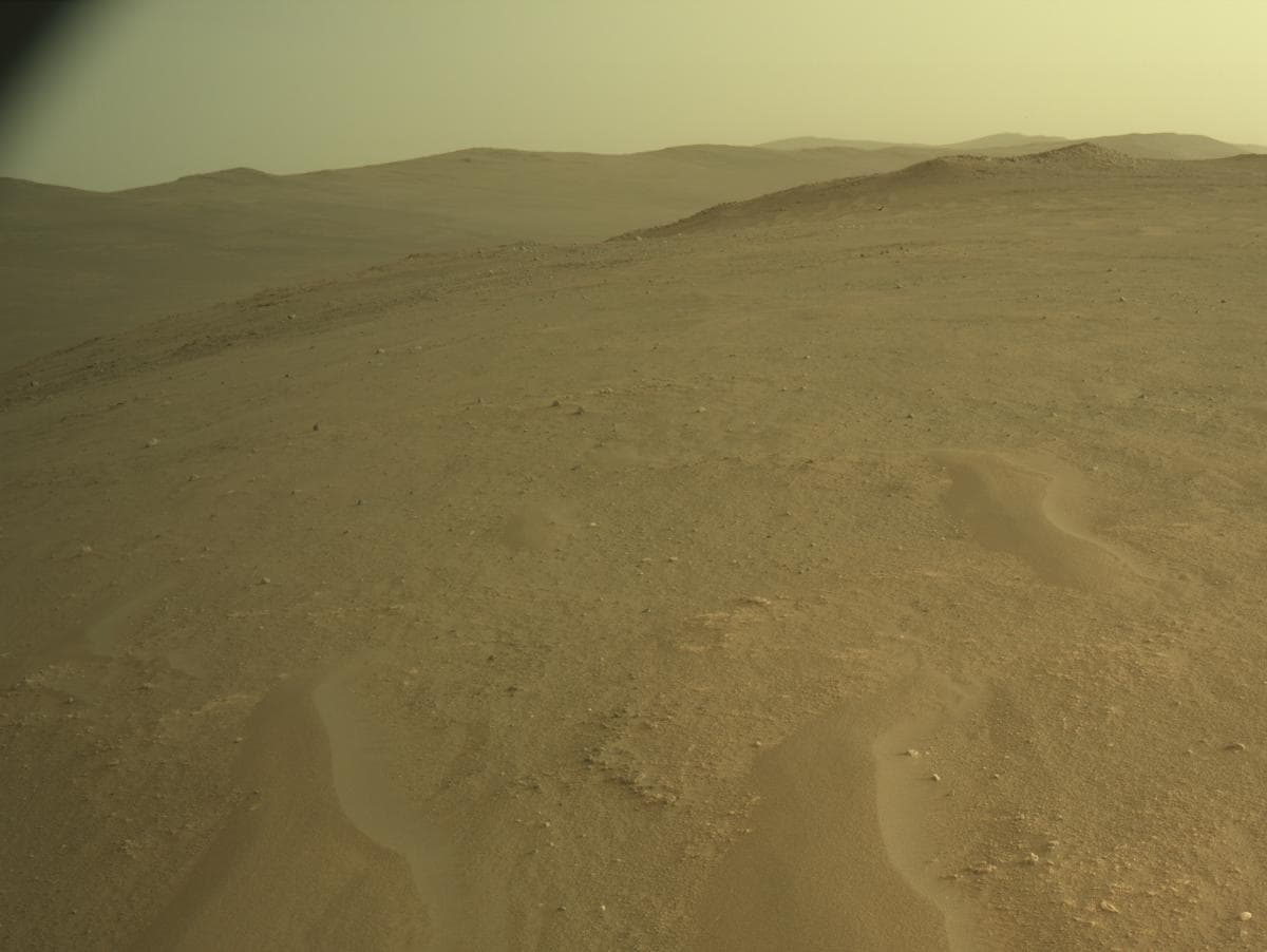 Mars image captured by NAVCAM_LEFT on Perseverance