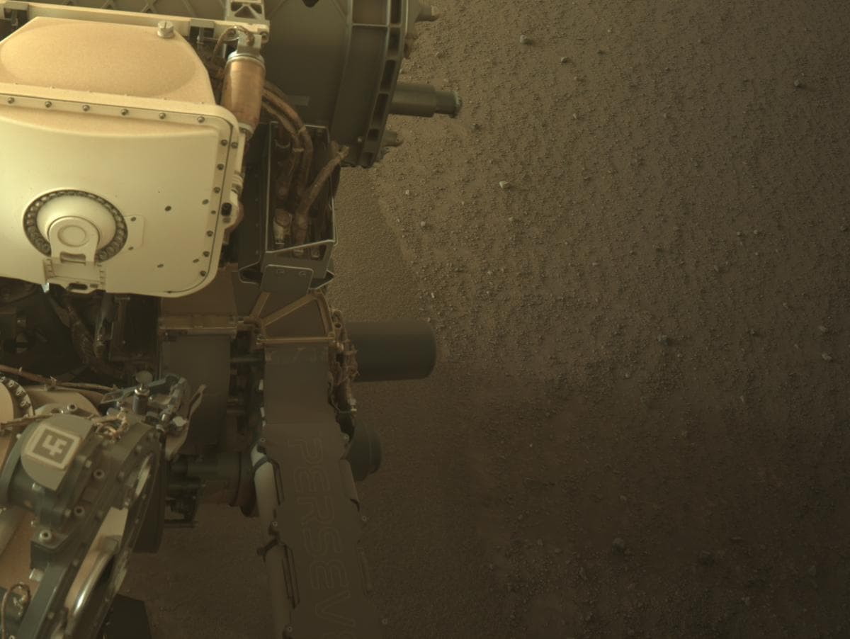Mars image captured by NAVCAM_RIGHT on Perseverance
