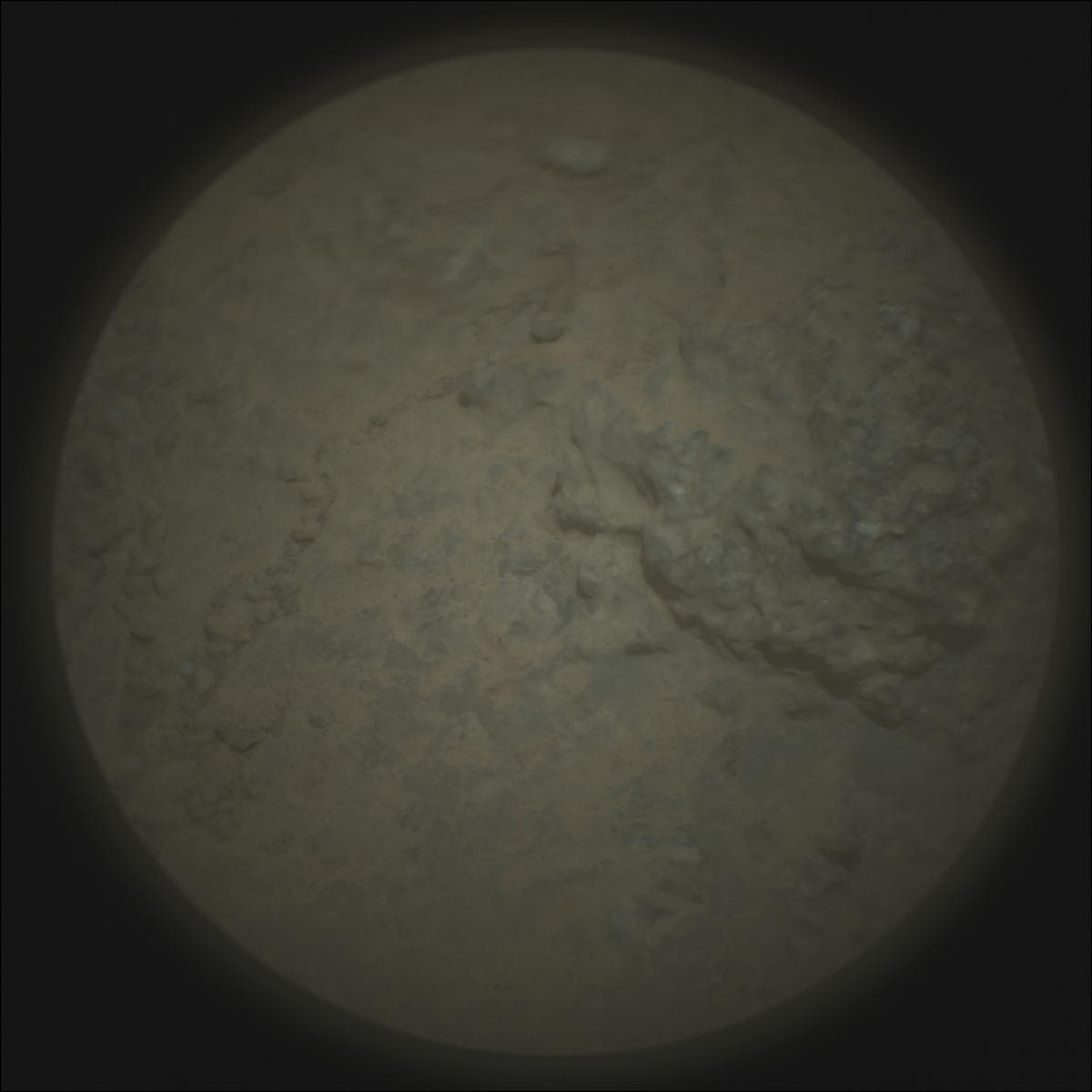 Mars image captured by SUPERCAM_RMI on Perseverance