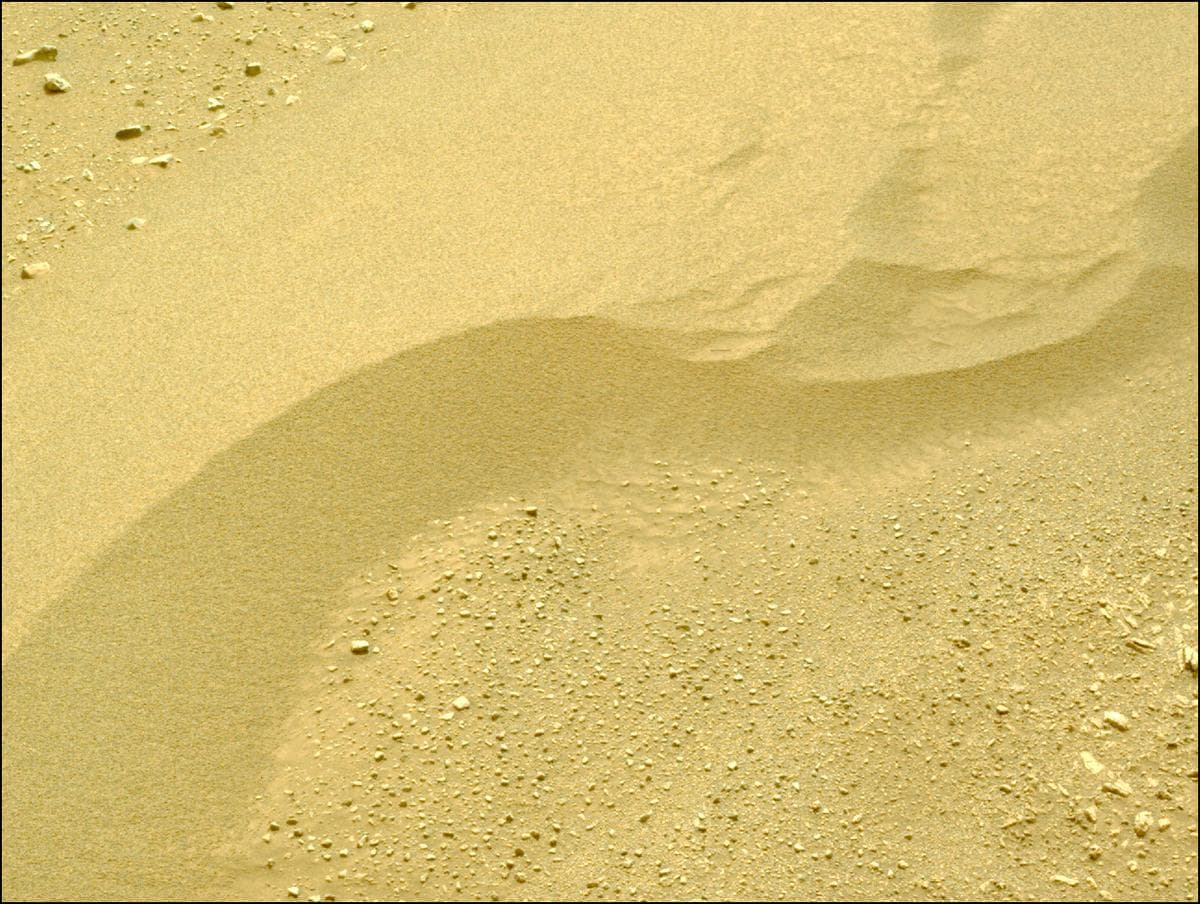 Mars image captured by NAVCAM_LEFT on Perseverance