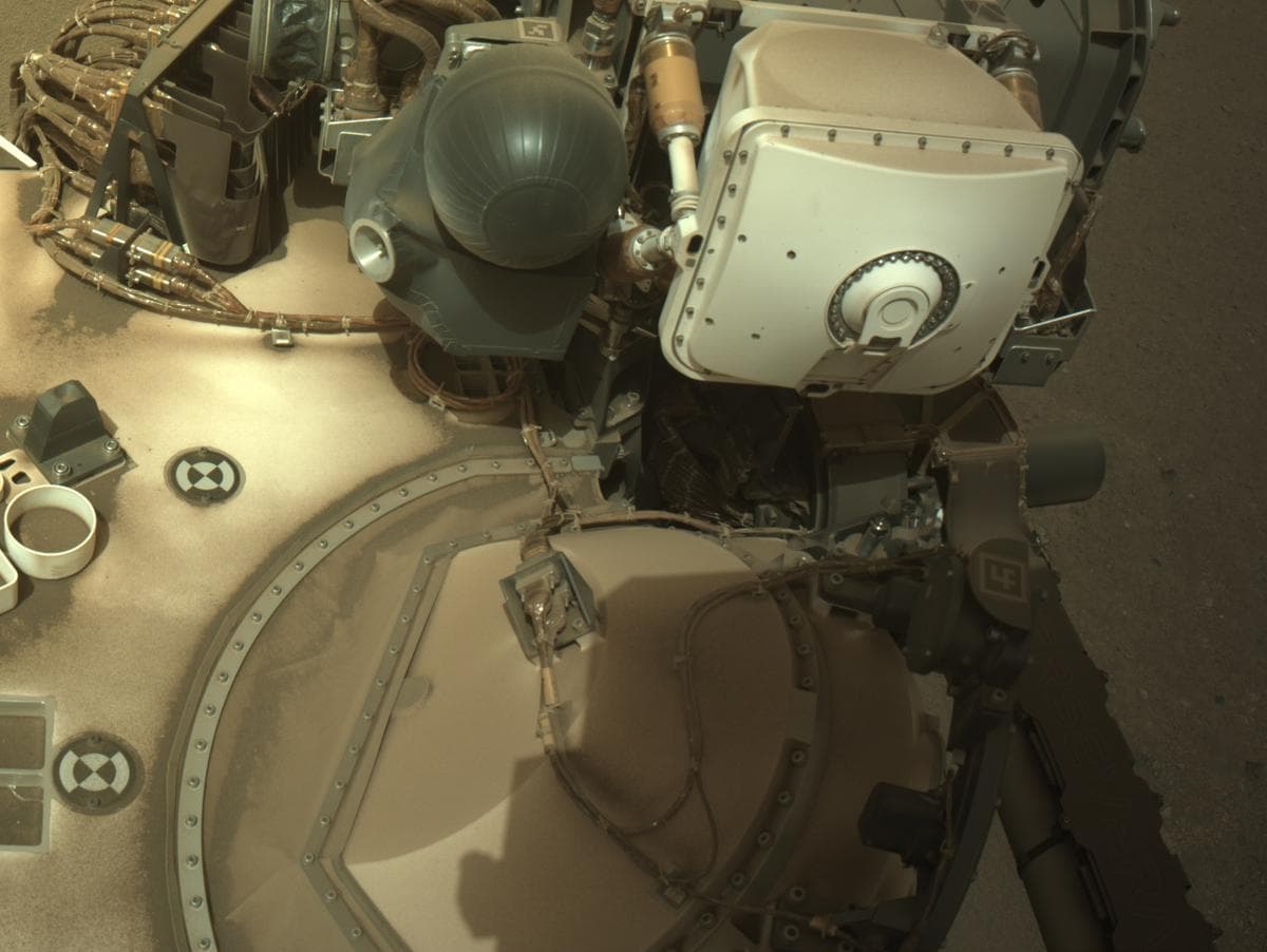 Mars image captured by NAVCAM_LEFT on Perseverance