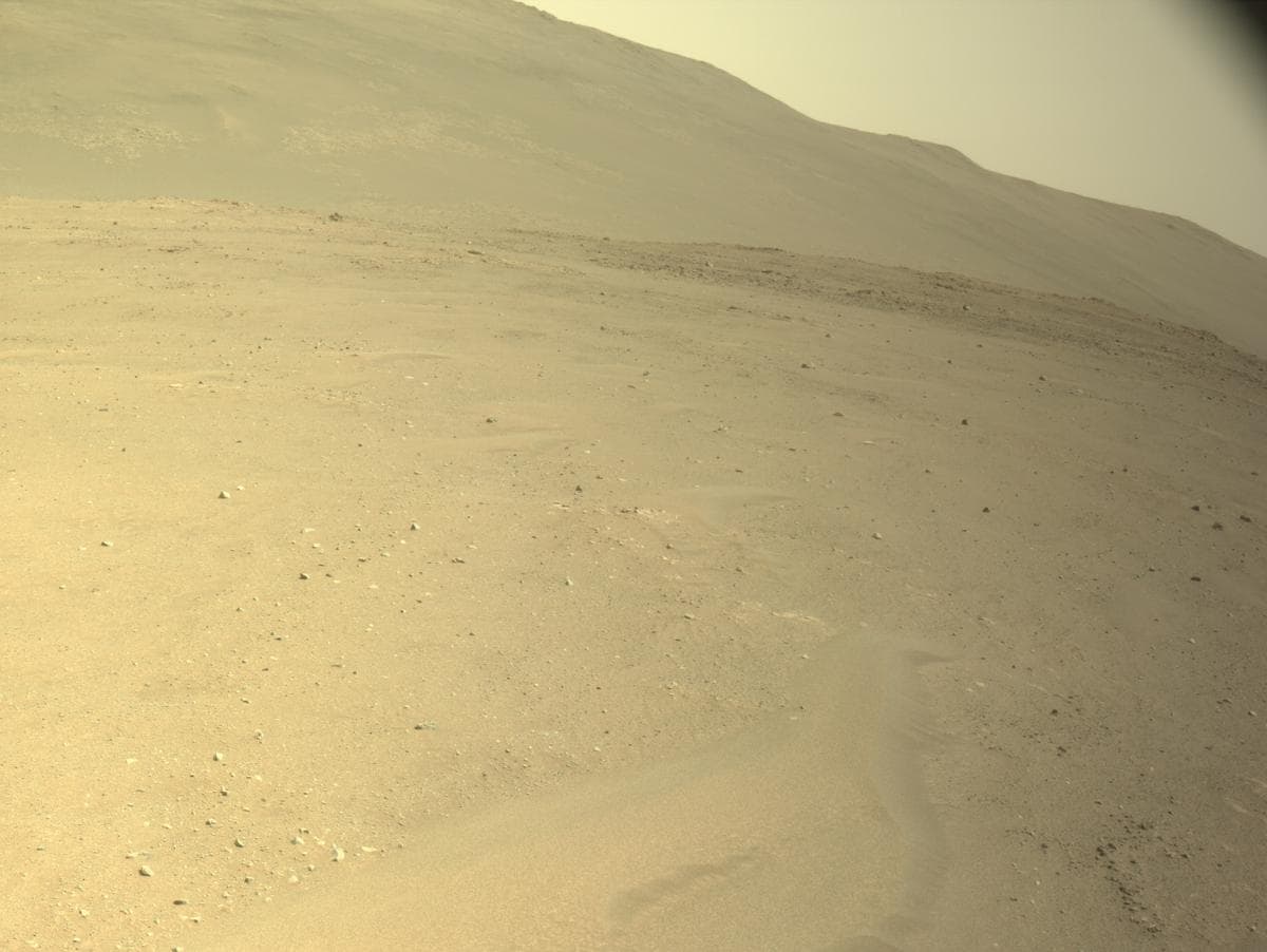 Mars image captured by NAVCAM_LEFT on Perseverance