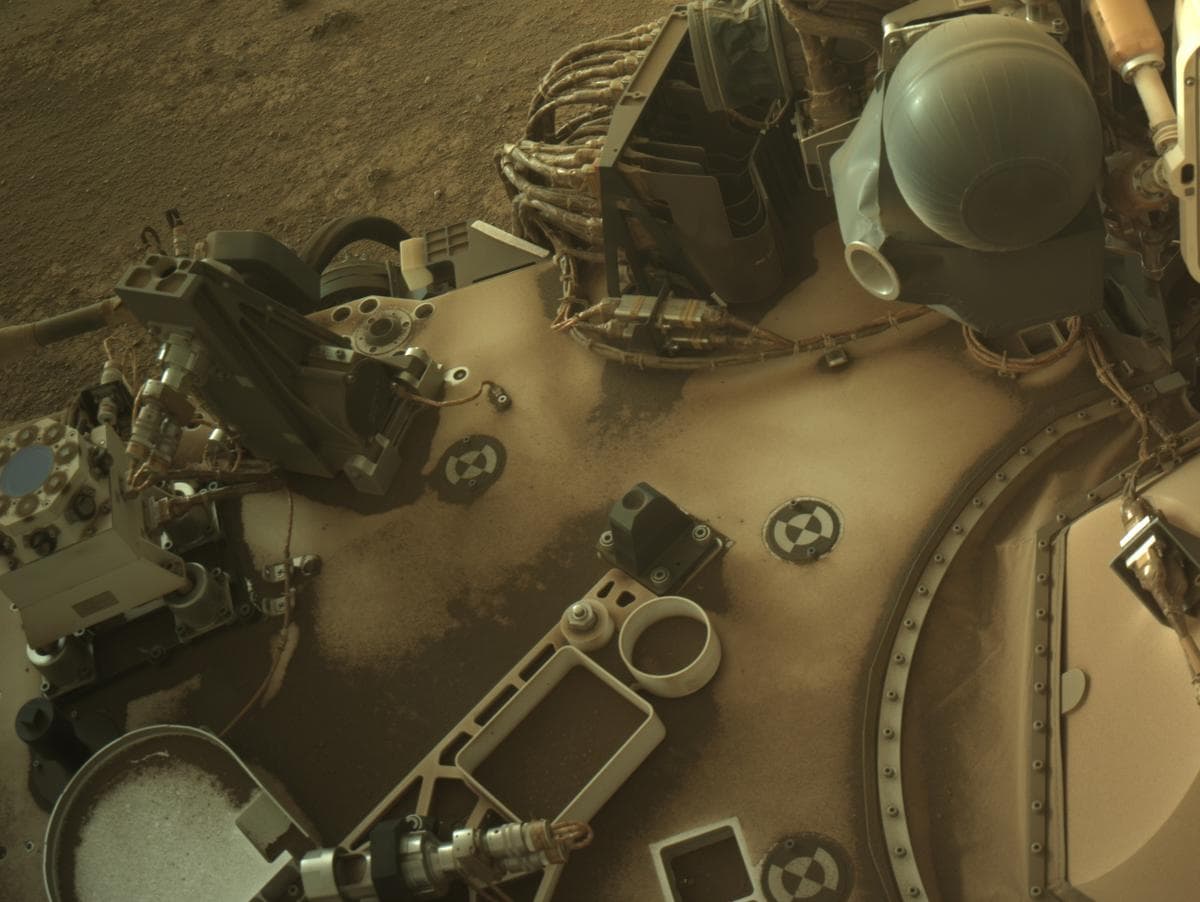 Mars image captured by NAVCAM_LEFT on Perseverance