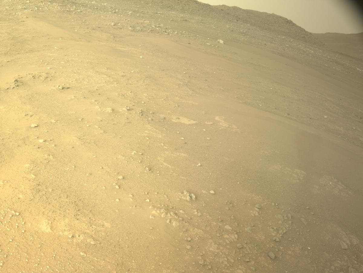 Mars image captured by NAVCAM_LEFT on Perseverance