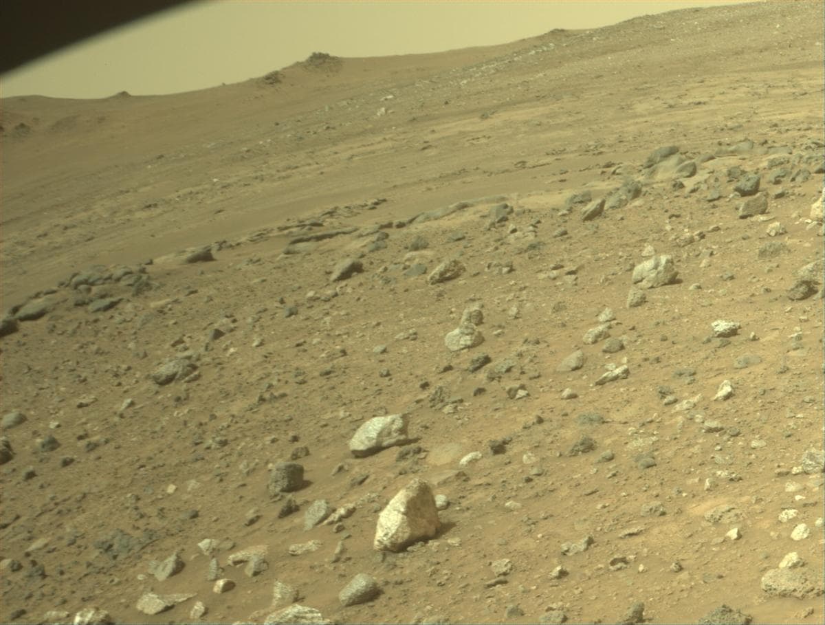 Mars image captured by FRONT_HAZCAM_RIGHT_A on Perseverance
