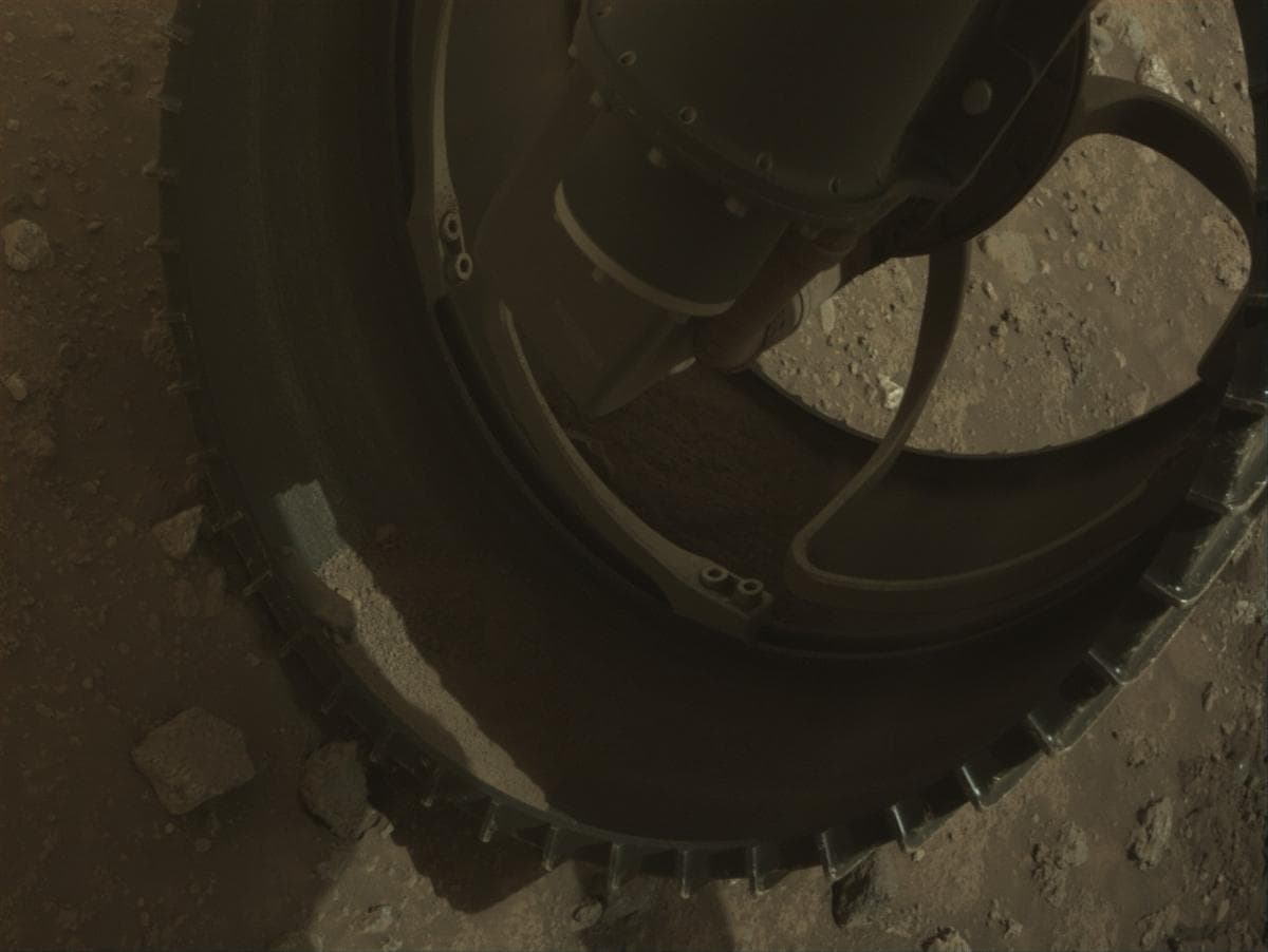 Mars image captured by FRONT_HAZCAM_RIGHT_A on Perseverance