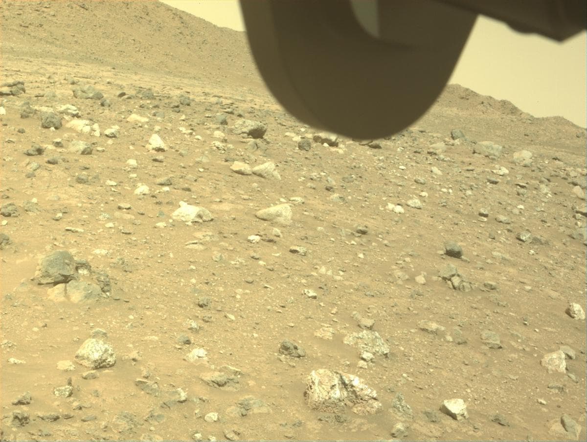 Mars image captured by FRONT_HAZCAM_RIGHT_A on Perseverance