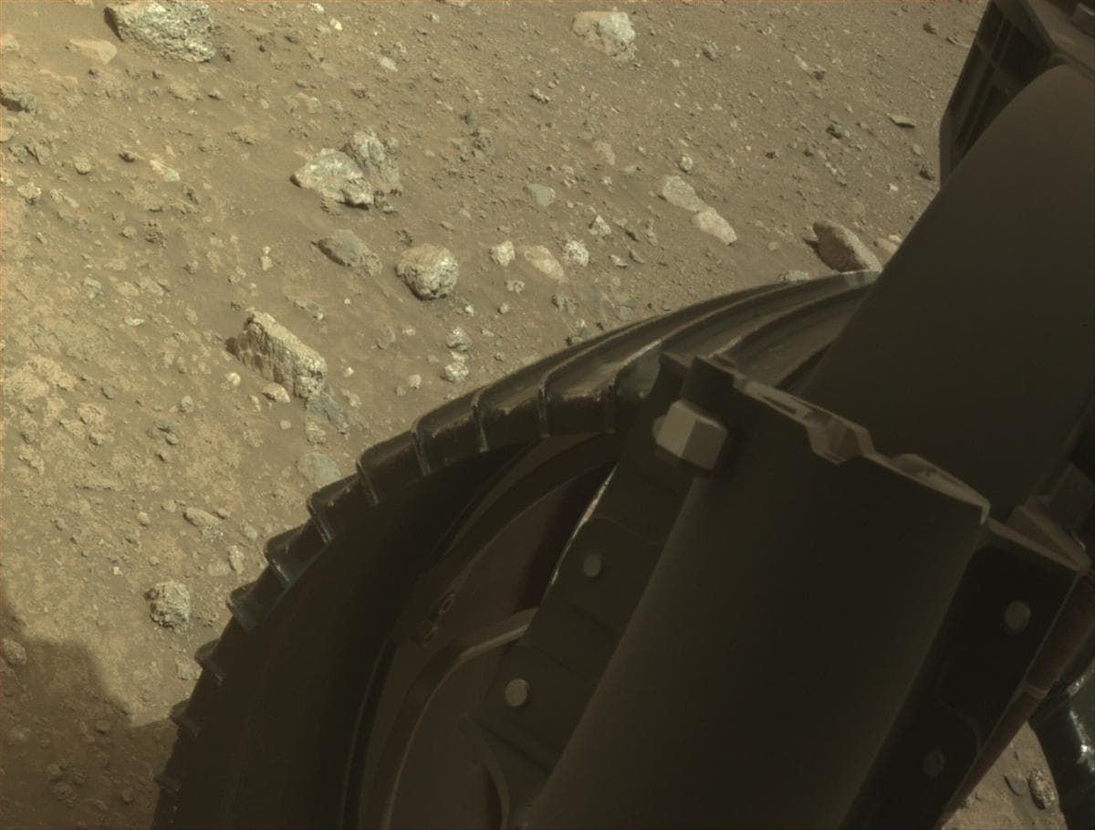 Mars image captured by FRONT_HAZCAM_RIGHT_A on Perseverance